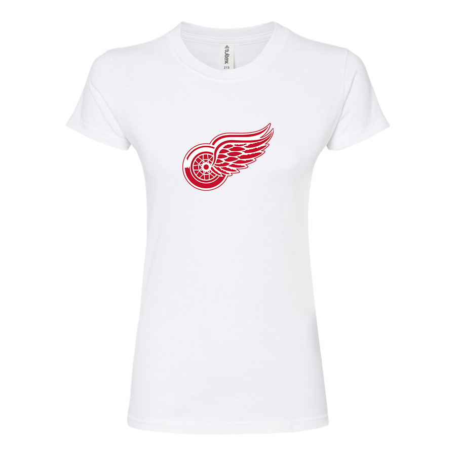 Women's NHL - Detroit Red Wings Round Neck T-Shirt