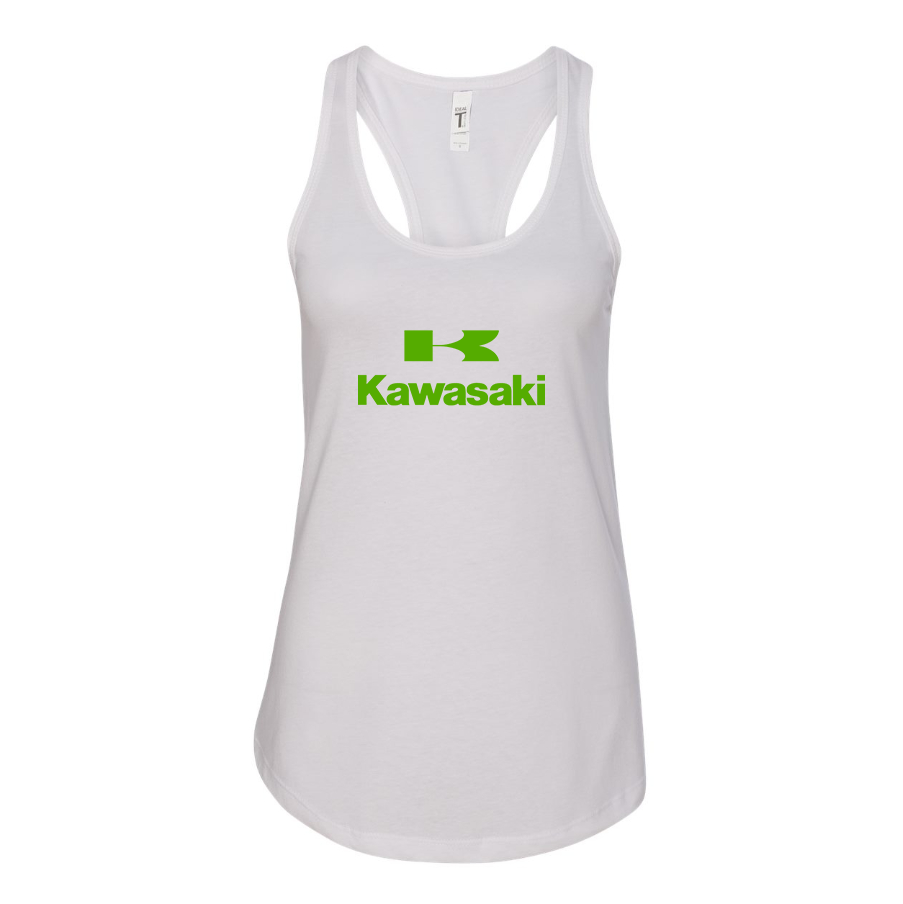 Women's Kawasaki Bike Motorcycle Racerback Tank Top