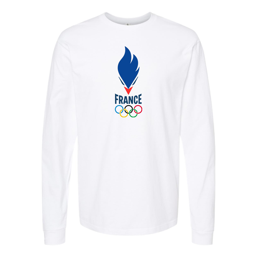 Youth France Olympia 2024 Long sleeves T-Shirt