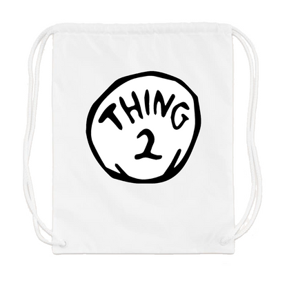 Dr. Suess Thing 2 Drawstring Bag