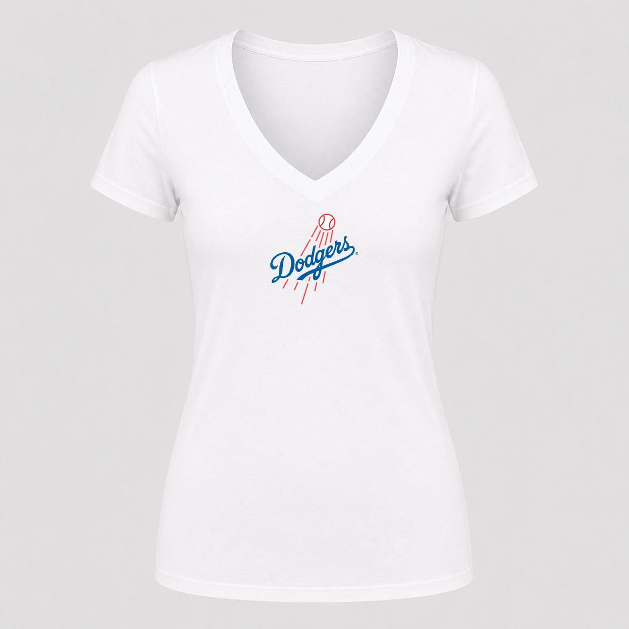 Women's Los Angeles Dodgers V-Neck T-Shirt