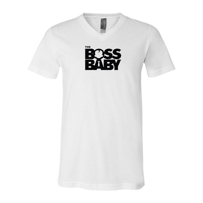 Boss Baby BELLA  CANVAS  Jersey V-Neck Tee