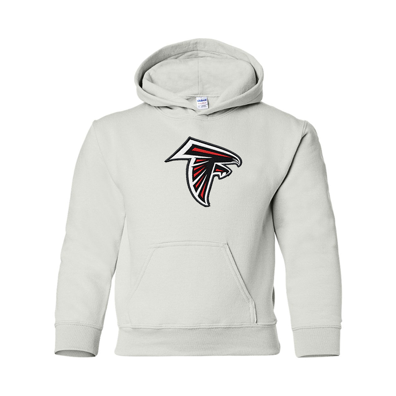 Youth's Atlanta Falcons Embroidered  Gildan Heavy Blend Hooded Sweatshirt