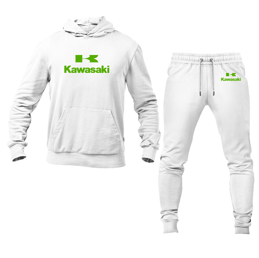 Men's Kawasaki Bike Motorcycle Hoodie and Joggers Set