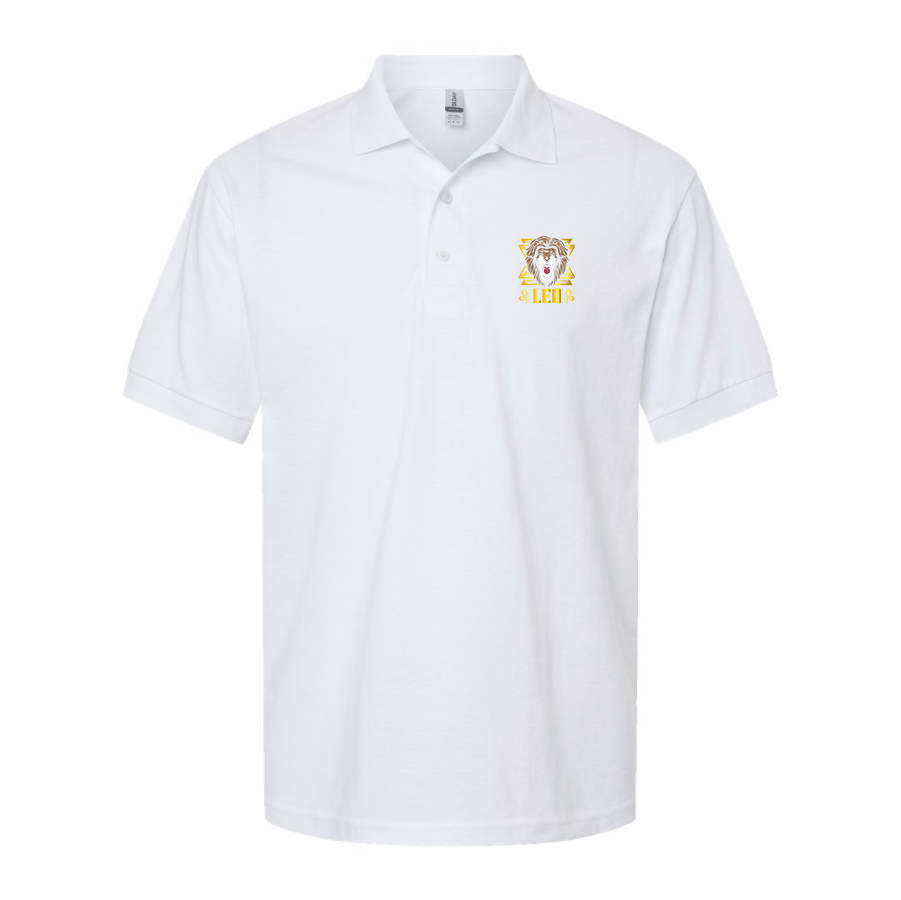 Men's Leo Zodiac Sign Dry Blend Polo