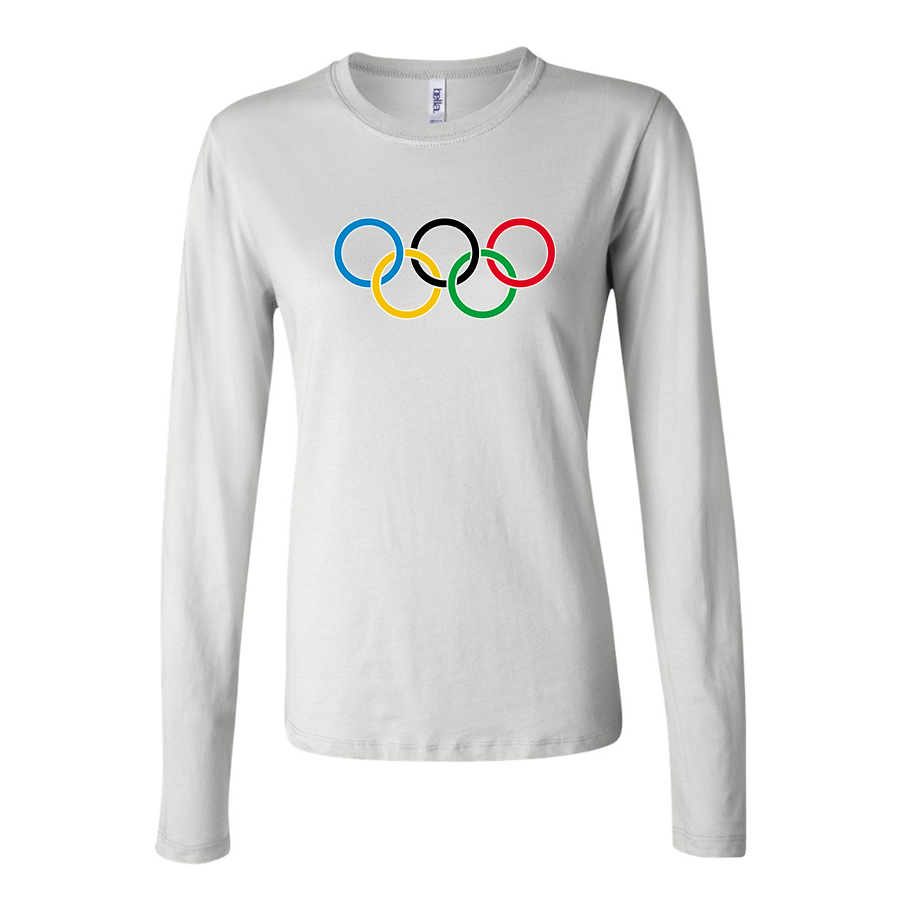 Women's Olympics Rings Long Sleeve T-Shirt