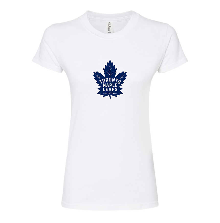 Women's NHL - Toronto Maple Leaf Round Neck T-Shirt