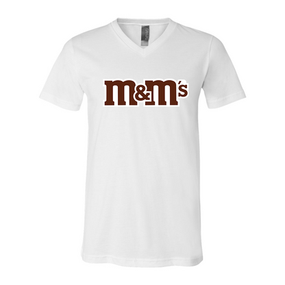 Men's M&M_s BELLA  CANVAS  Jersey V-Neck Tee