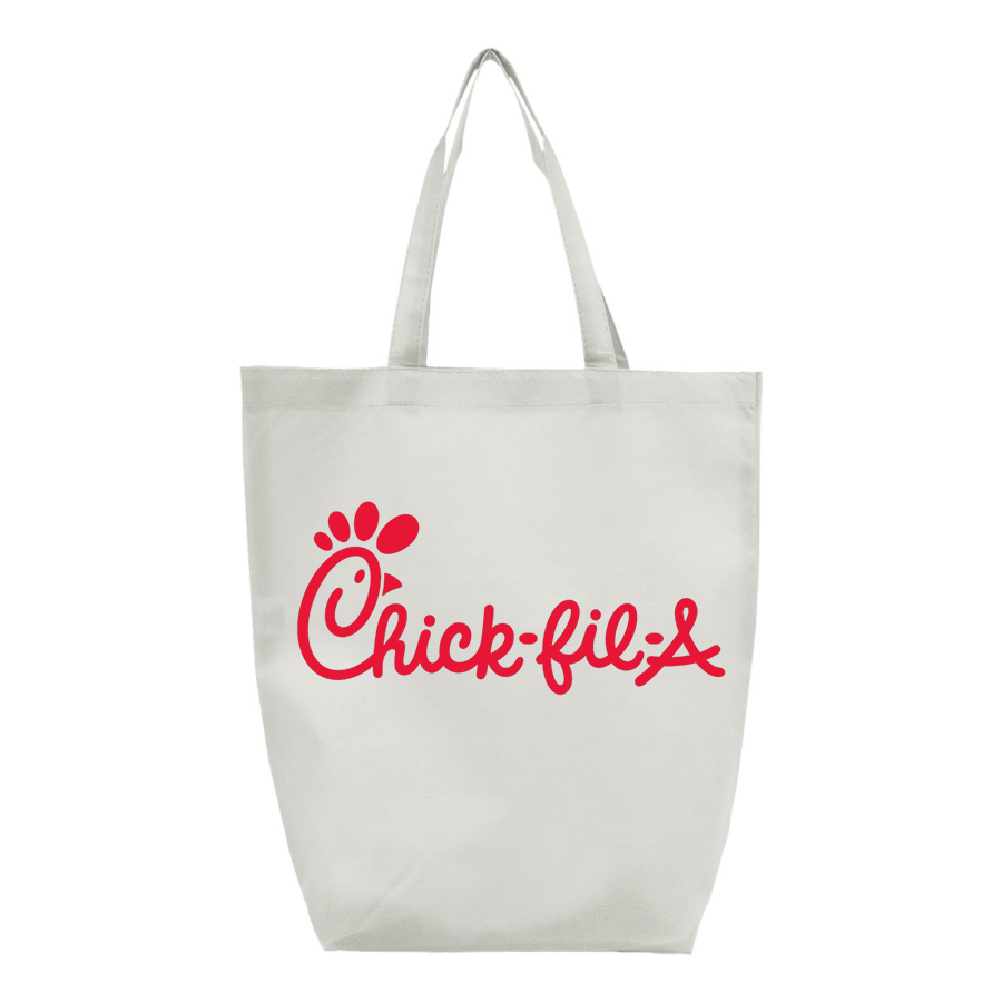 Chick fil A Q Tees Non Woven Gusset Bottom Tote T-Shirt