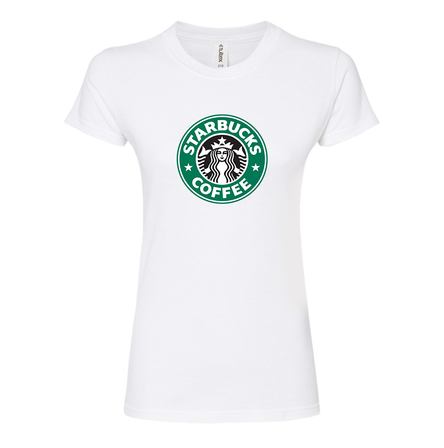 Women's Starbucks Coffee Round Neck T-Shirt