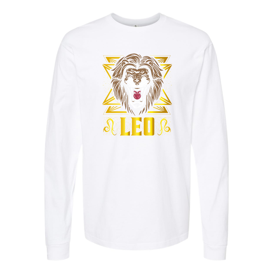 Men's Leo Zodiac Sign Long sleeves T-Shirt