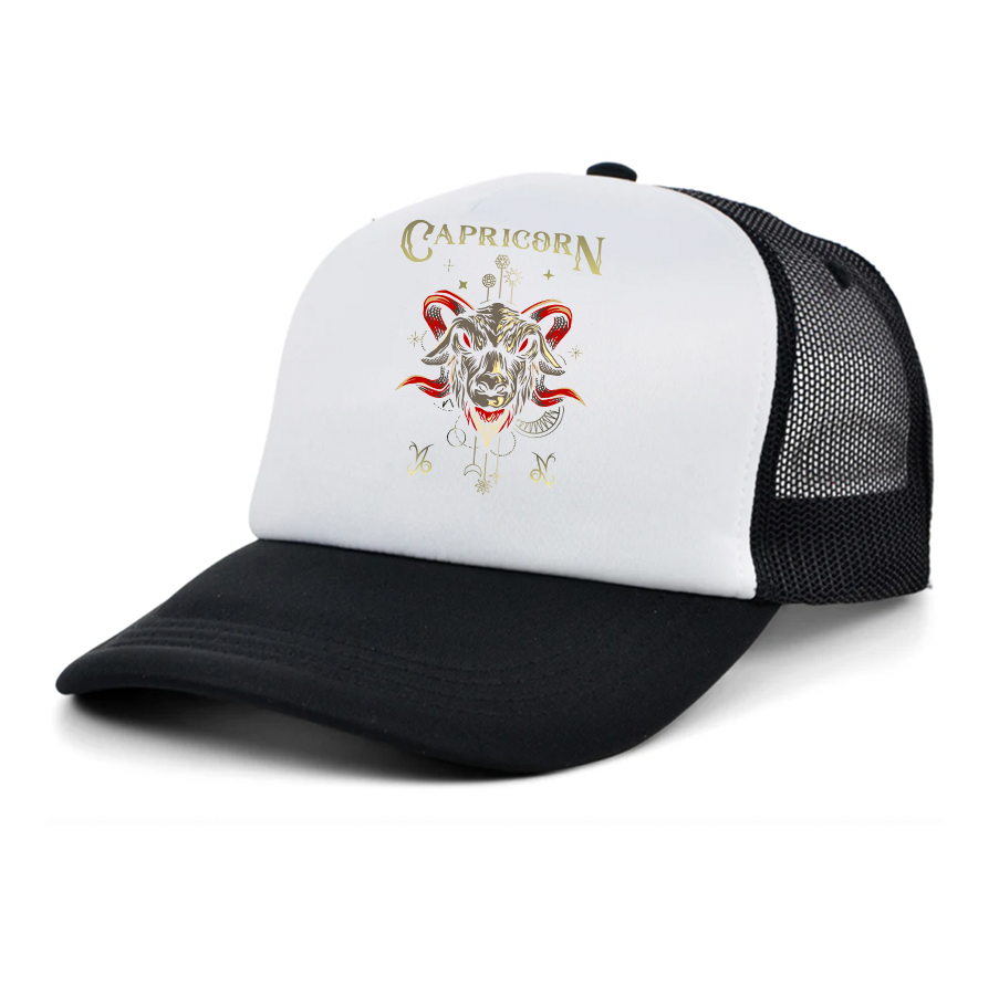 Capricorn Zodiac Trucker Hat