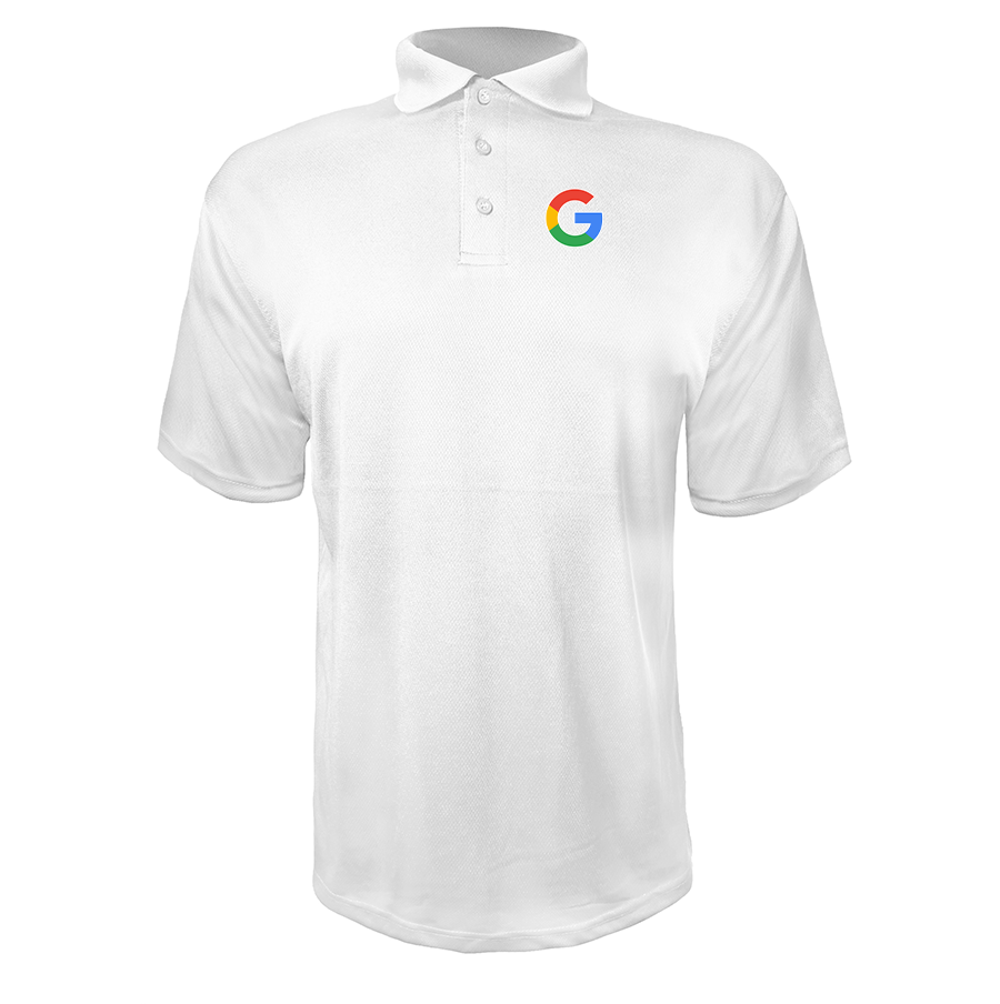 Men's Google Polyester Polos