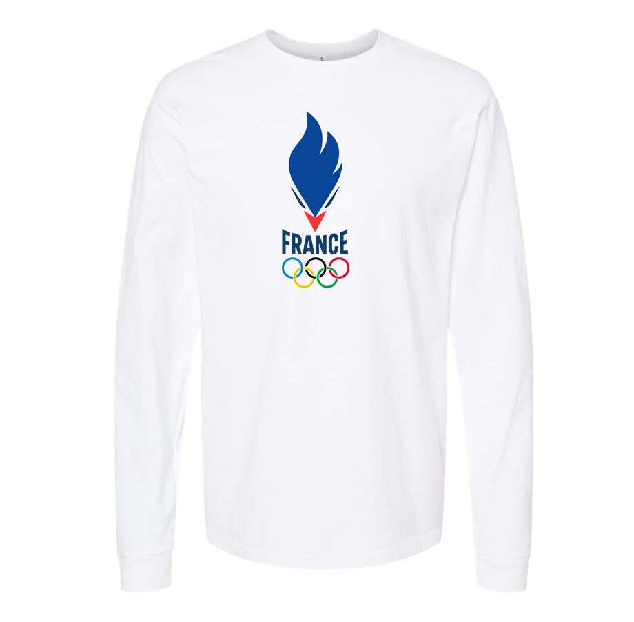 Men's France Olympia 2024 Long sleeves T-Shirt