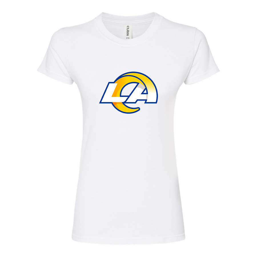 Women's Los Angeles Rams Round Neck T-Shirt