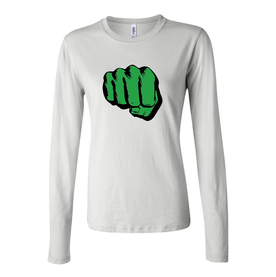 Women's Hulk Punch Long Sleeve T-Shirt