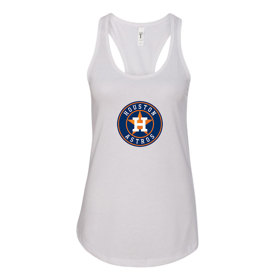 Women's Houston Astros Baseball Racerback Tank Top