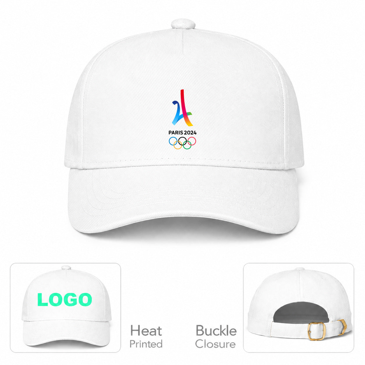 Paris 2024 Olympics Dad Baseball Cap Hat