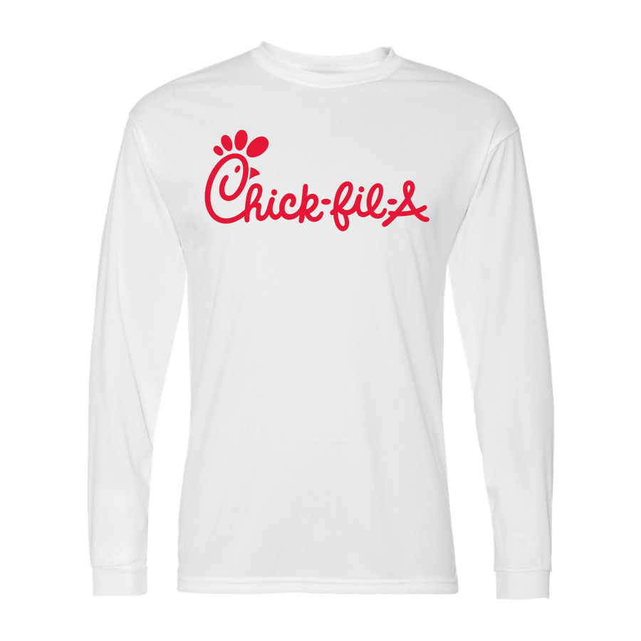 Men's Chick-fil-A  Polyester Long Sleeve T-Shirt