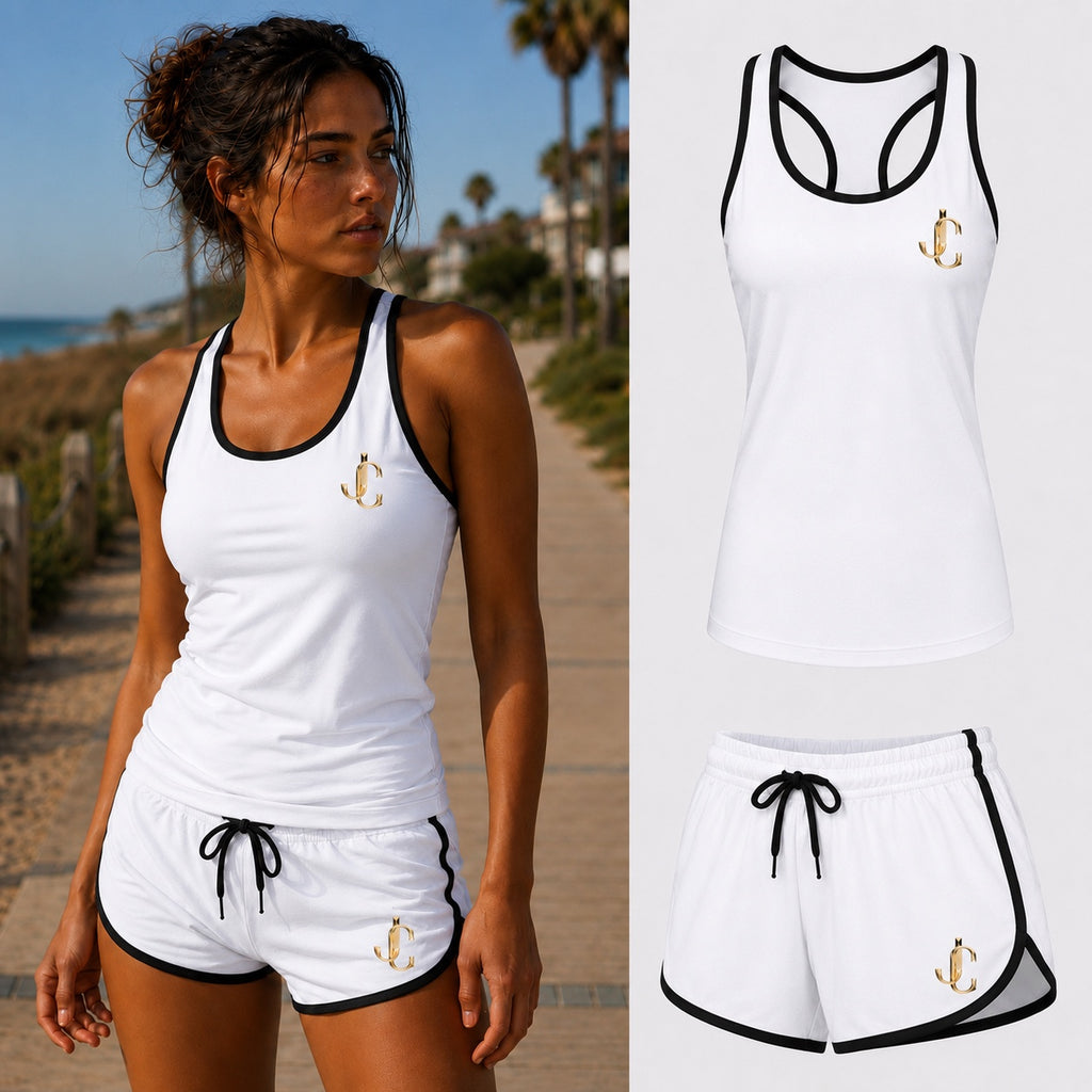 Women’s Jimmy Choo Tanktop and Shorts Set