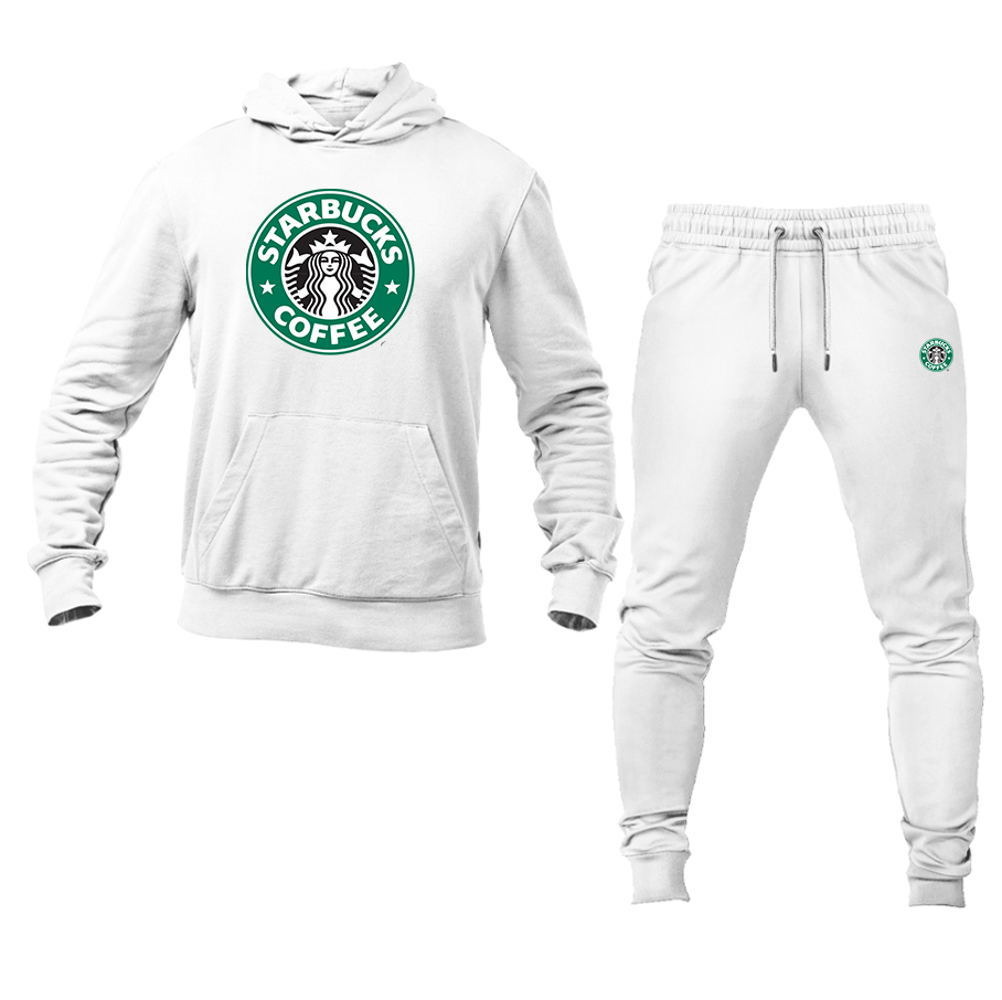 Men's Starbucks Coffee Hoodie and Joggers Set