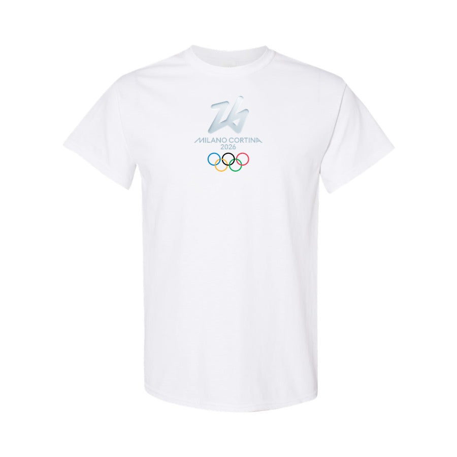 Men's Winter Olympics Milano Cortina 2026 Cotton T-shirt