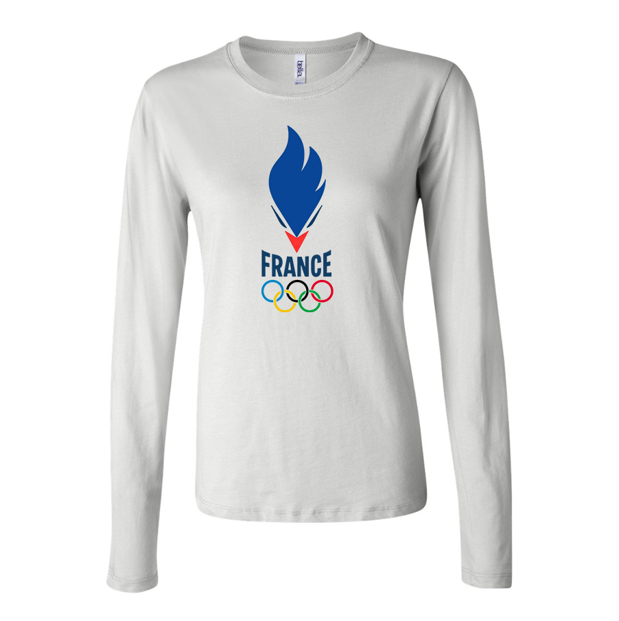 Women's France Olympia 2024 Long Sleeve T-Shirt