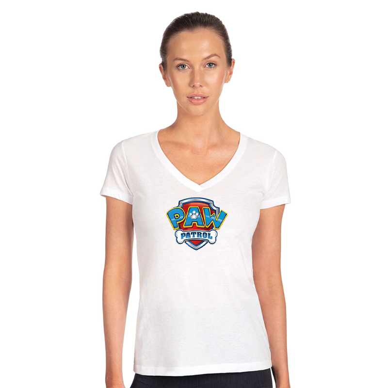 Women's Paw Patrol Next Level Ideal V-Neck T-Shirt