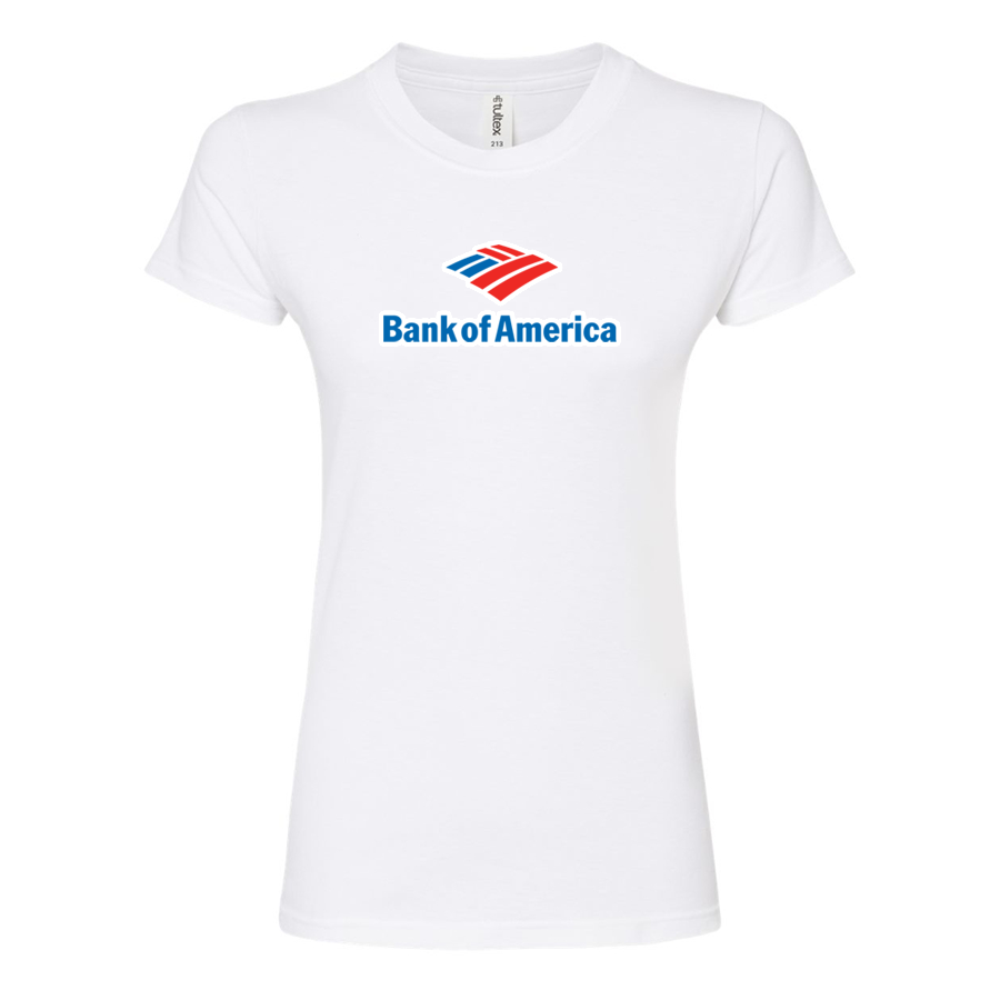 Women's Bank Of America Round Neck T-Shirt