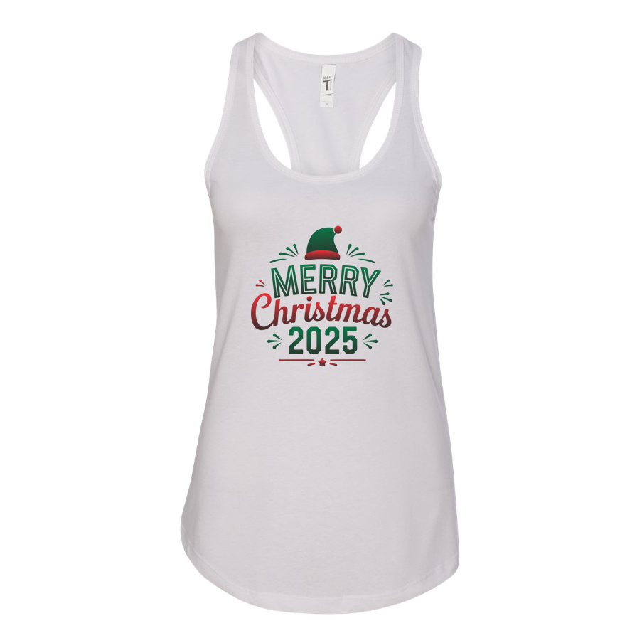 Women's Merry Christmas 2025 V Neck T-Shirt