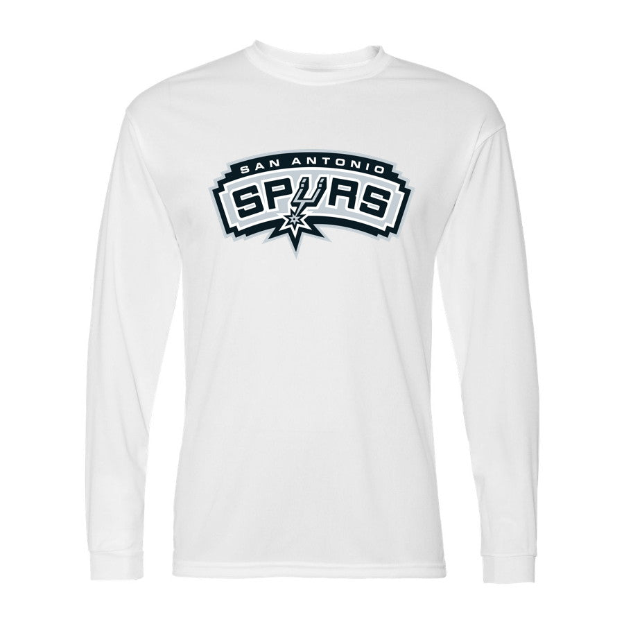 Men's San Antonio Spurs Polyester Long Sleeve T-Shirt