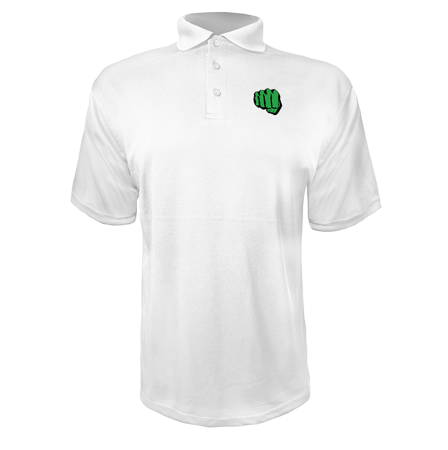 Men's Hulk Punch Polyester Polos