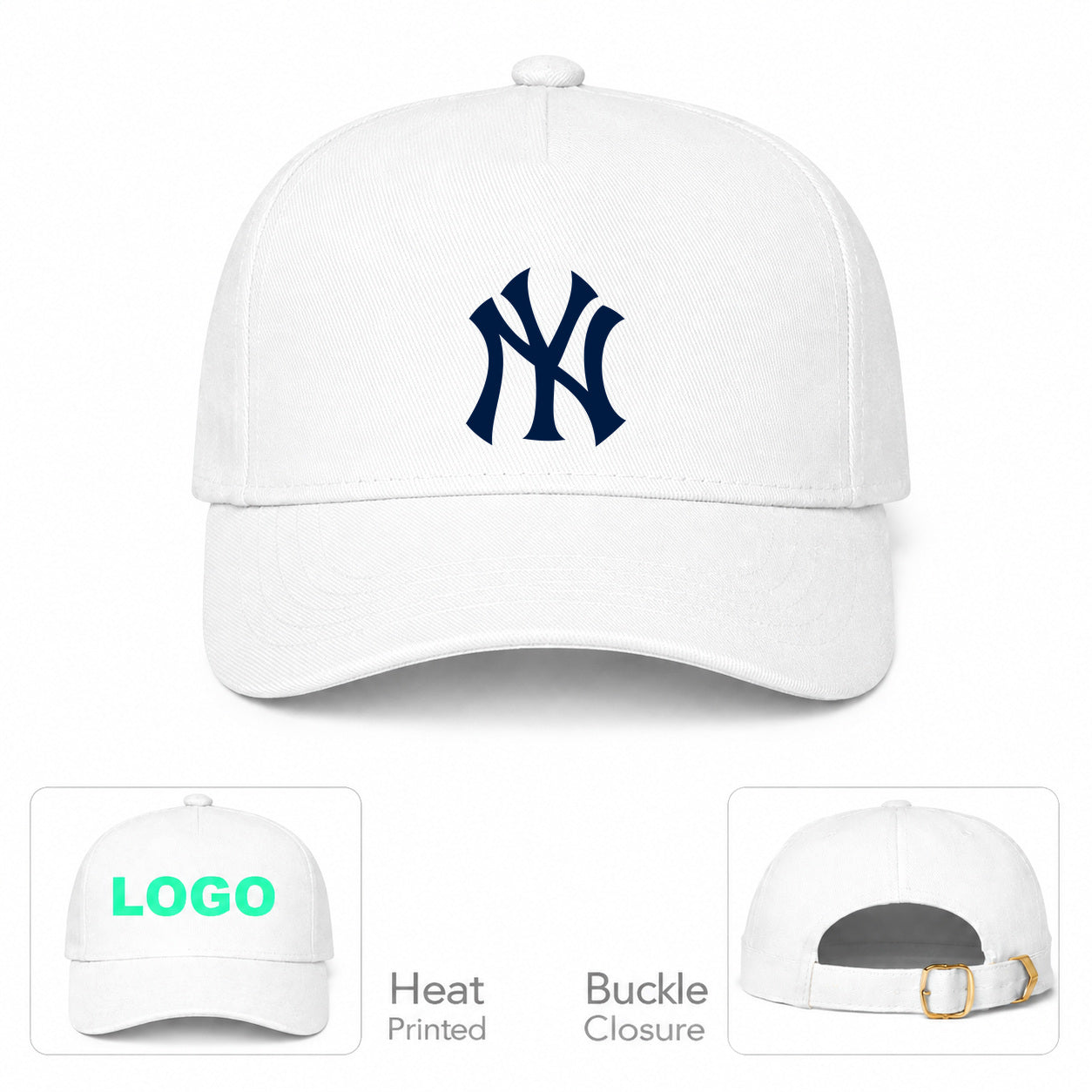 New York NY Yankees Baseball Dad Baseball Cap Hat