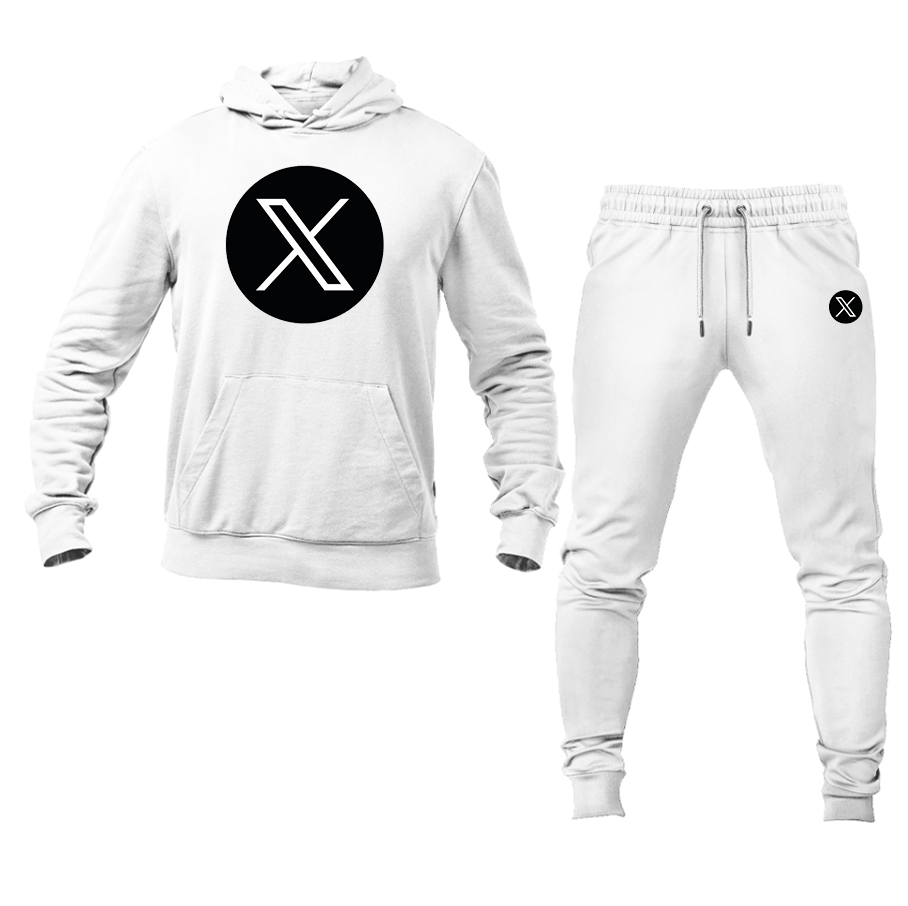 Men's Twitter X Hoodie and Joggers Set