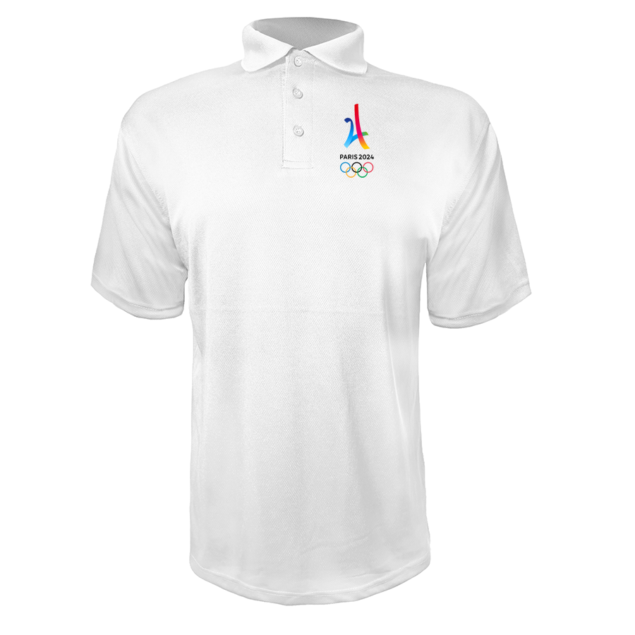 Men's Paris 2024 Olympics Polyester Polos