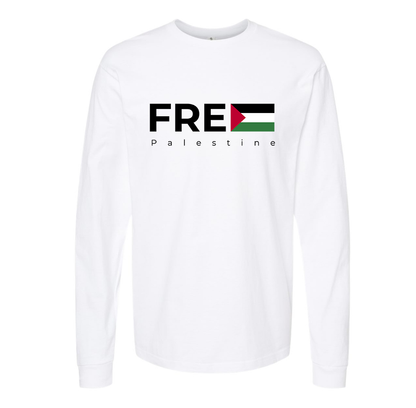 Men's Free Palestine Long sleeves T-Shirt