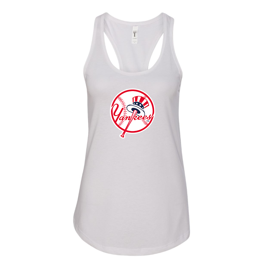 Women's Yankees NY Racerback Tank Top