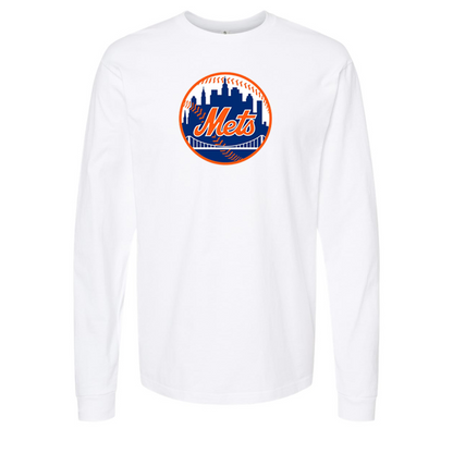 Men's New York Mets Long sleeves T-Shirt