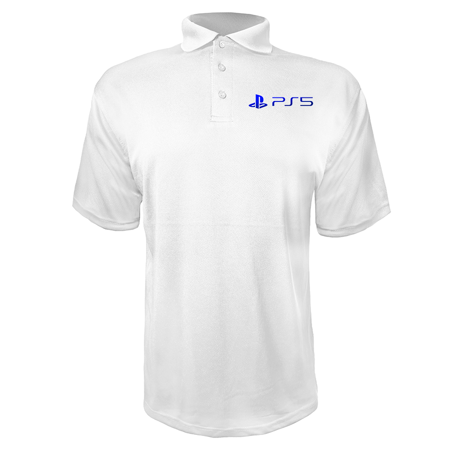 Men's Play Station PS5 Polyester Polos