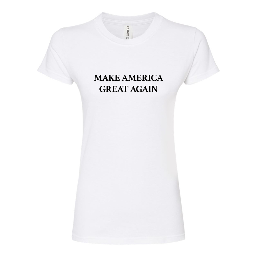 Women's Make America Great Again  Round Neck T-Shirt