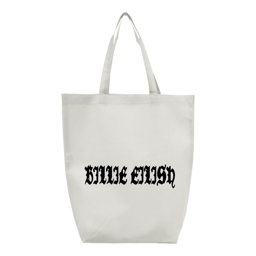 Billie Eilish Q-Tees  Non-Woven Gusset Bottom Tote