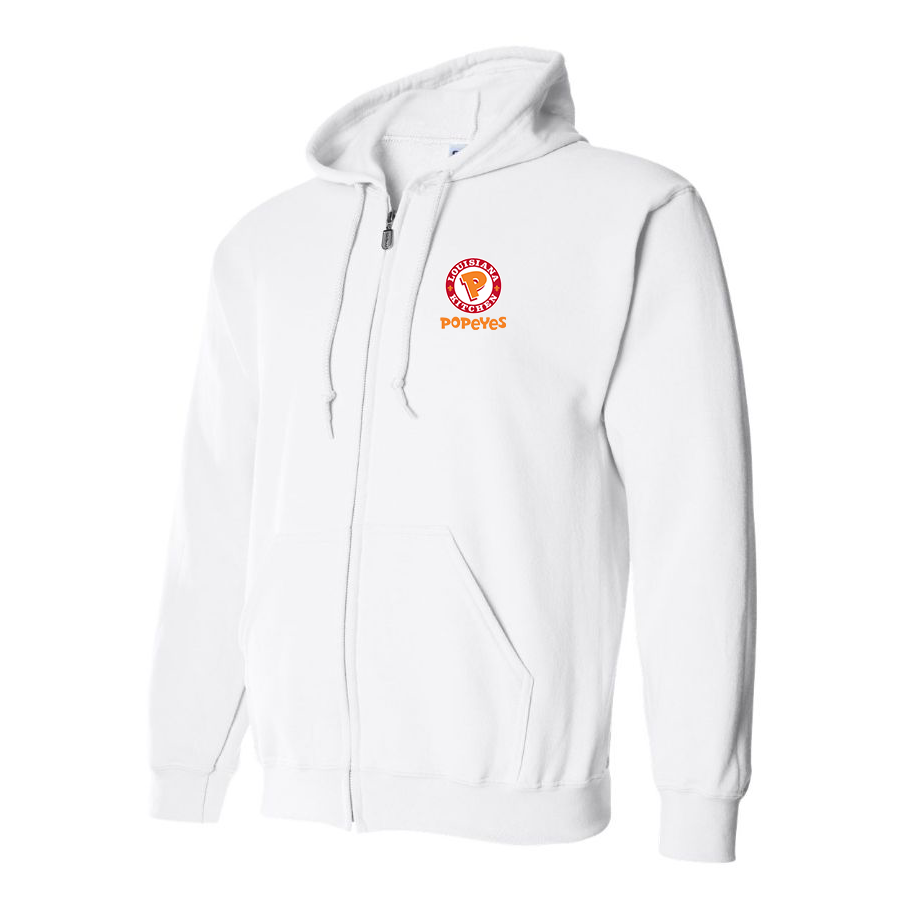 Men's Popeyes Louisiana Kitchen Zipper Hoodie