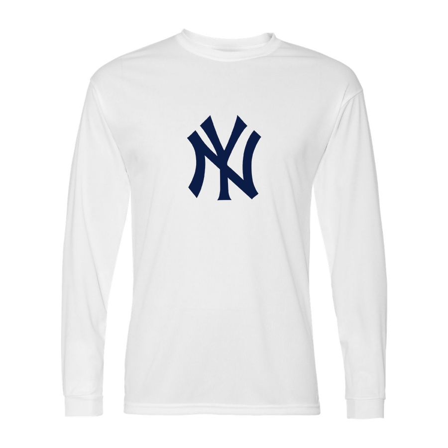Men's New York NY Yankees Polyester Long Sleeve T-Shirt