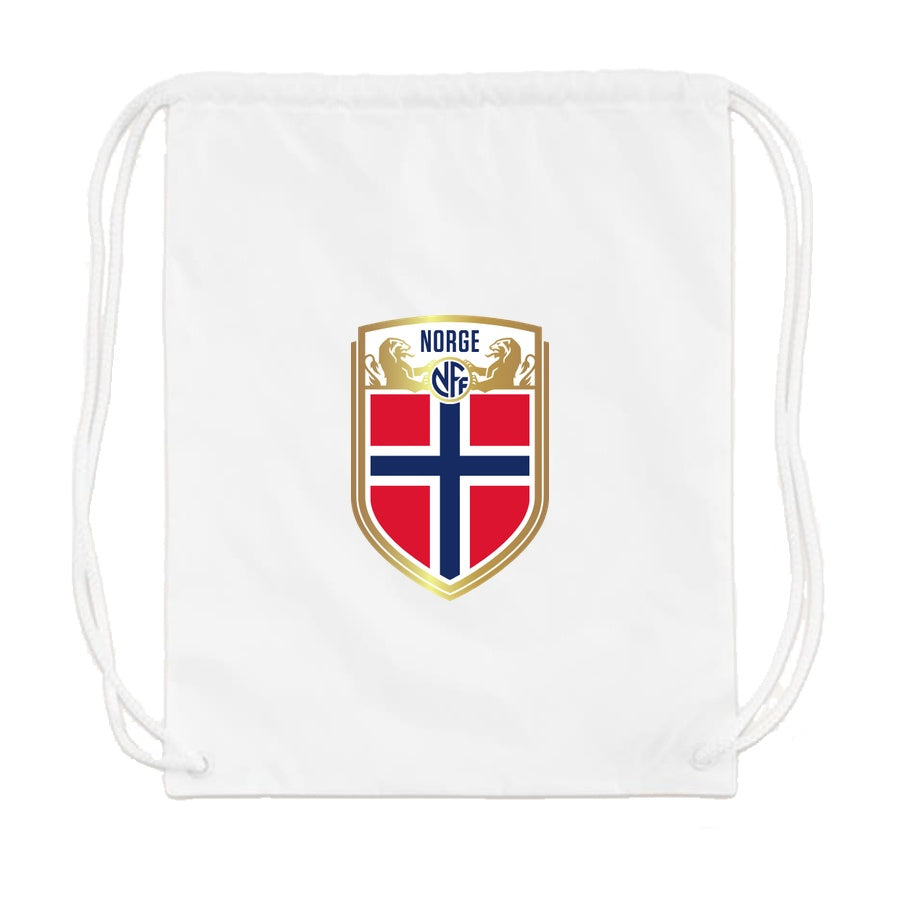 Norway Soccer Drawstring Bag
