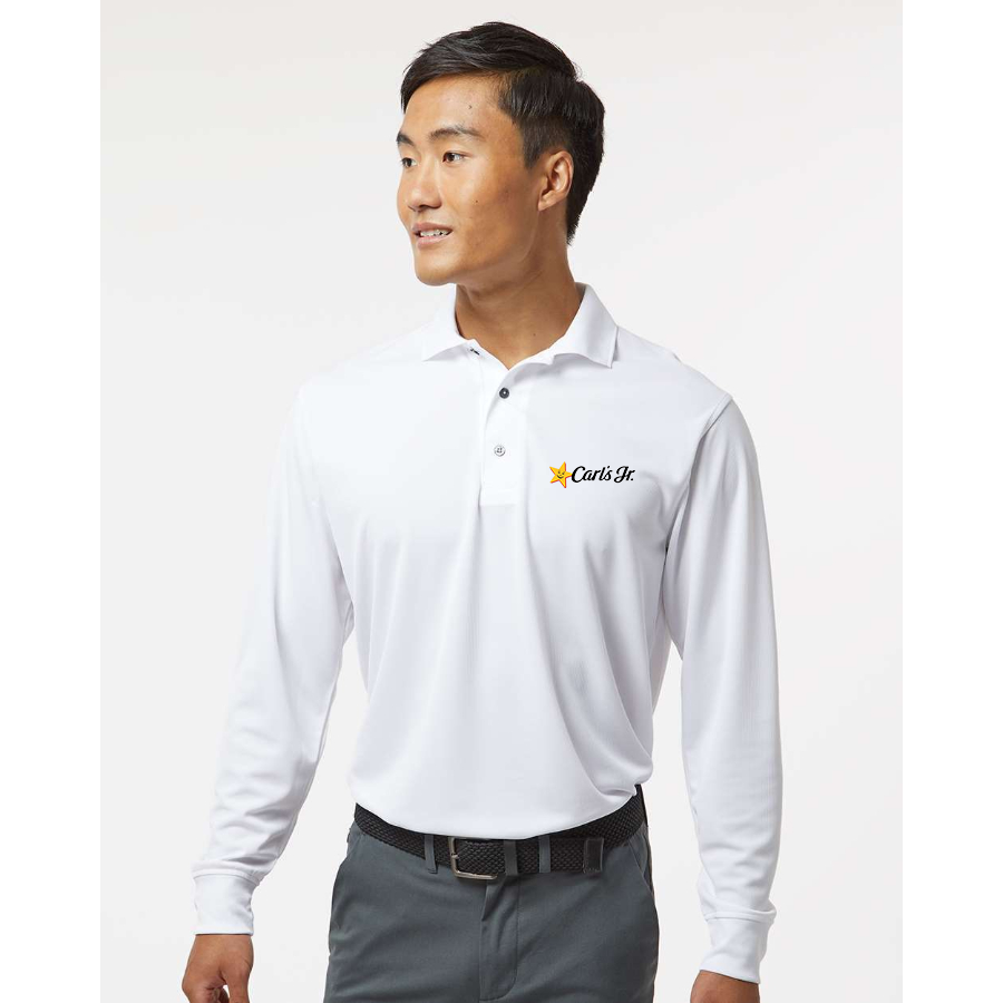 Men's Carl's Jr Paragon Prescott Long Sleeve Polo