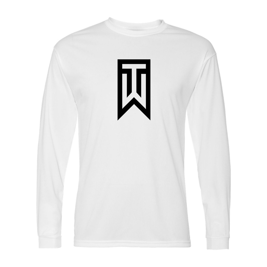 Men's Tiger Woods Polyester Long Sleeve T-Shirt