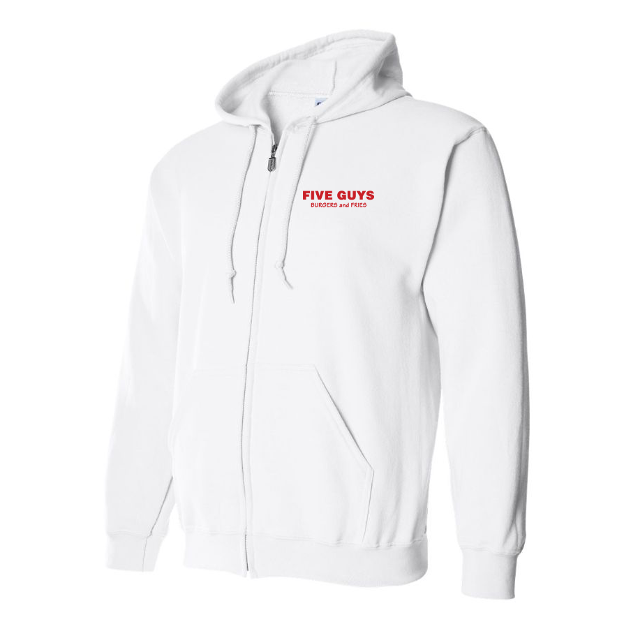 Men's Five Guys  Zipper Hoodie