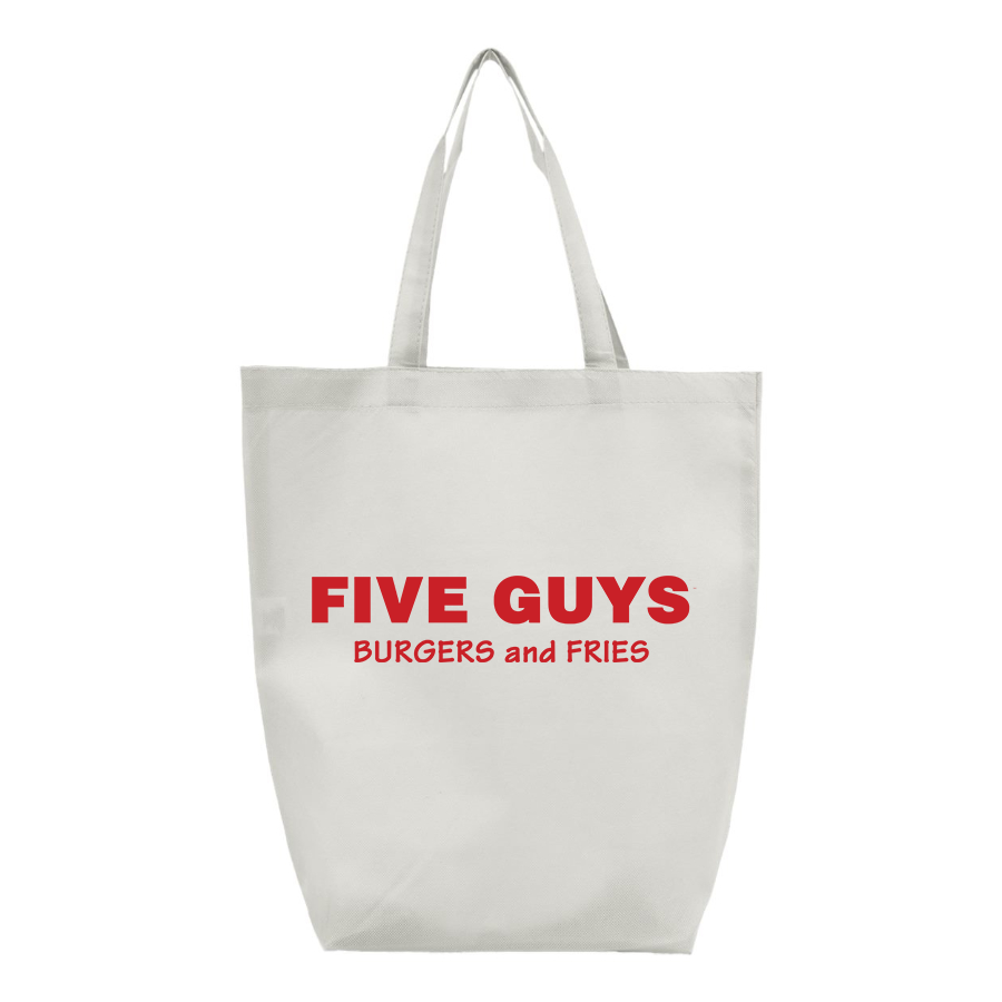 Five Guys Q-Tees Non-Woven Gusset Bottom Tote