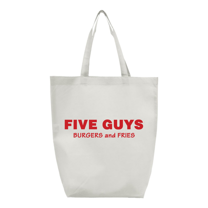 Five Guys Q-Tees Non-Woven Gusset Bottom Tote