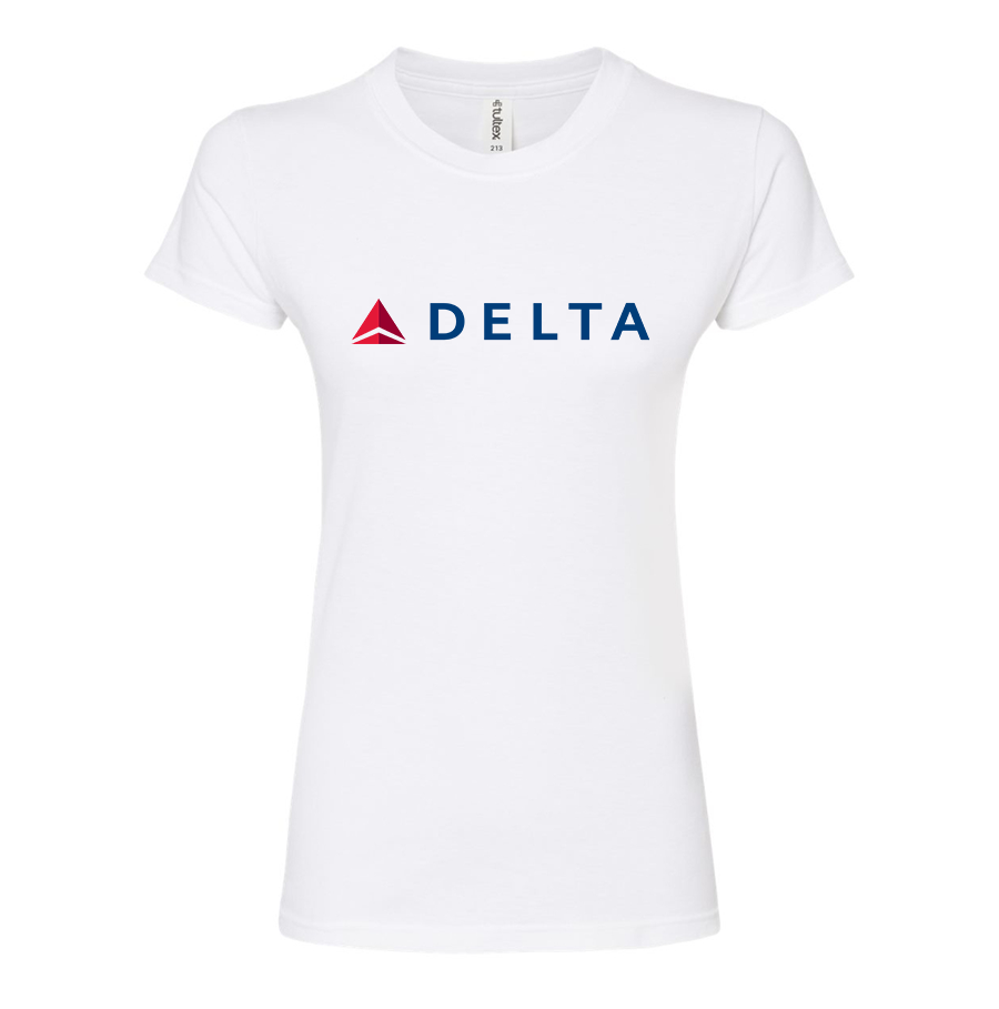 Women's Delta Airlines Round Neck T-Shirt